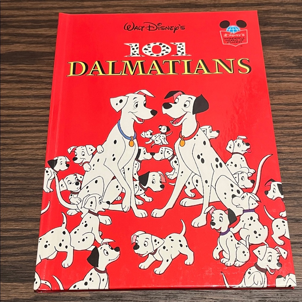 Disney Vintage 1990s 101 Dalmatians Hardcover Book
